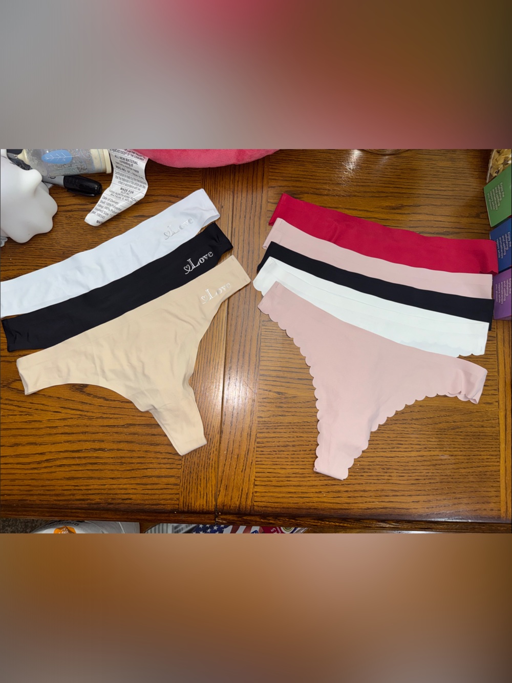 Brand new women’s seamless thong XL